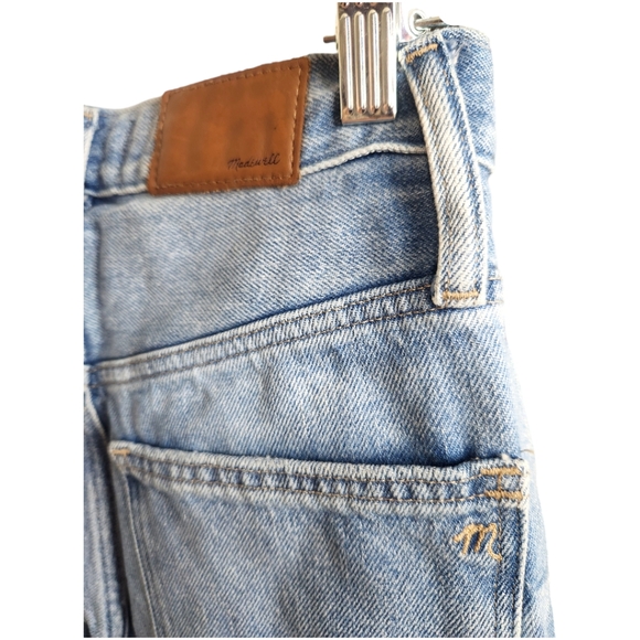 Madewell The Momjean in Gilford Wash Ripped Edition Size 24 High Rise AJ214 - Picture 7 of 8